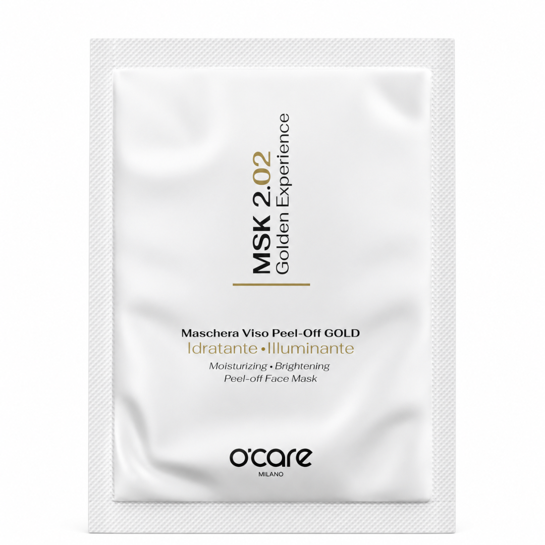 MASK 2.02 Golden Experience 5x 20gr -Mască facială peel-off hidratantă și iluminatoare